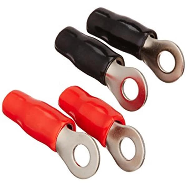 Twinpoint 0.37 Ring Terminal for 4 Gauge, Black TB910 Zoro